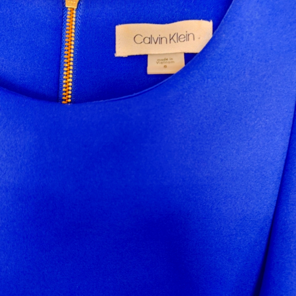 Calvin Klein Blue dress Size 8